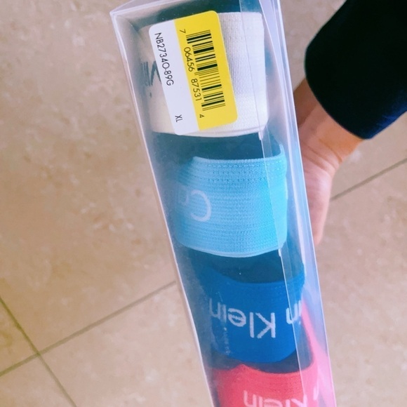 CALVIN KLEIN Men's Cotton Classic Fit 5-Pack Trunks, Multicolor,‎ XL - Picture 4 of 4